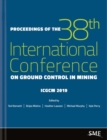 Proceedings of the 38th International Conference on Ground Control in Mining - Book