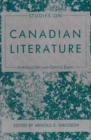 Studies on Canadian Literature - Book