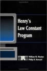 Henry's Law Constant Program - Book