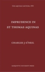 Imprudence in St. Thomas Aquinas - Book