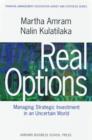 Real Options: : Managing Strategic Investment in an Uncertain World - Book