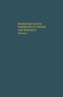 Higher Education: Handbook of Theory and Research : Volume I - Book