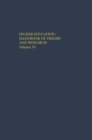 Higher Education: Handbook of Theory and Research : Volume VI - Book