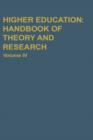 Higher Education: Handbook of Theory and Research : Volume XI - Book