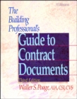 The Building Professional's Guide to Contracting Documents - Book