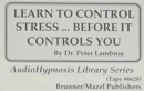 Learn To Control Stress:...Before Itcontrols You - Book