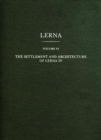 The Settlement and Architecture of Lerna IV - Book