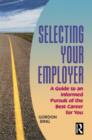 Selecting Your Employer - Book