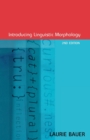 Introducing Linguistic Morphology - Book