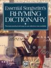 Essential Songwriter's Rhyming Dictionary - Book
