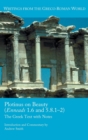 Plotinus on Beauty (Enneads 1.6 and 5.8.1-2) : The Greek Text with Notes - Book