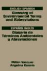 Glossary of Environmental Terms and Abbreviations, English-Spanish - Book