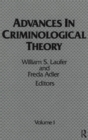Advances in Criminological Theory : Volume 1 - Book