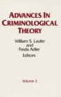 Advances in Criminological Theory : Volume 2 - Book