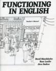 Functioning in English: Teacher's Manual - Book