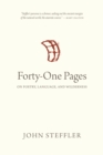 Forty-One Pages : On Poetry, Language, and Wilderness - eBook