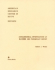 Archaeological Investigations at el-Hibeh 1980 : Preliminary Report - Book