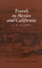 Travels in Mexico & Calif - Book