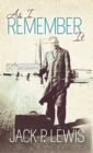 As I Remember It - Book