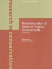 Biodeterioration of Stone in Tropical Environments  – An Overview - Book