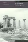 Management Planning for Archaeological Site - Proceedings of the Corinth Workshop - Book