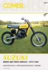 Suzuki RM50-400 Twin Shock Motorcycle (1975-1981) Service Repair Manual - Book