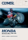 Honda ATC185 & ATC200 Series ATV (1980-1986) Service Repair Manual - Book
