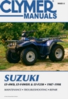 Suzuki LT-4WD, LT-F4WDX & LT-F250 ATV (1987-1998) Service Repair Manual - Book