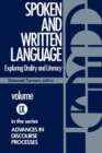 Spoken and Written Language : Exploring Orality and Literacy - Book