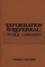 Information and Referral : Public Libraries - Book