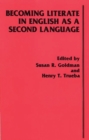 Becoming Literate in English as a Second Language - Book