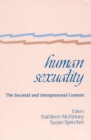 Human Sexuality : The Societal and Interpersonal Context - Book