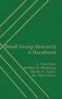Small Group Research : A Handbook - Book