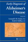 Early Diagnosis of Alzheimer's Disease - Book