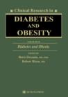 Clinical Research in Diabetes and Obesity, Volume 2 : Diabetes and Obesity - Book
