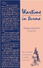 Wartime in Burma : A Diary, January to June 1942 - Book
