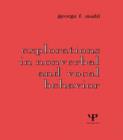 Explorations in Nonverbal and Vocal Behavior - Book