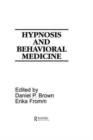 Hypnosis and Behavioral Medicine - Book