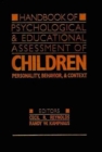 Handbook Of Psychological And Educational Assessment Of Chil : Personality Behavior & Context - Book
