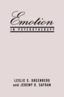Emotion in Psychotherapy - Book