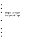 Holy Eucharist Proper Liturgies for Special Days Inserts - Book