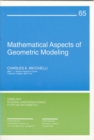 Mathematical Aspects of Geometric Modelling - Book