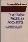 Quantitative Models in Accounting : A Procedural Guide for Professionals - Book