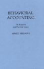 Behavioral Accounting : The Research and Practical Issues - Book