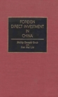 Foreign Direct Investment in China - Book
