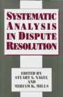 Systematic Analysis in Dispute Resolution - Book