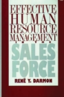 Effective Human Resource Management in the Sales Force - Book
