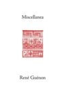 Miscellanea - Book