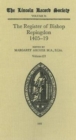 Register of Bishop Philip Repingdon 1405-1419 - Book