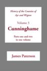 History of the Counties of Ayr and Wigton : Cunninghame v. 3 - Book